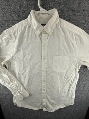 Vineyard Vines Cotton Spandex Medium Button-Down Classic Fit Murray White Shirt